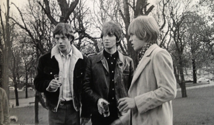 Mick Jagger, Keith Richards & Brian Jones of The Rolling Stones © Roger Kasparian
